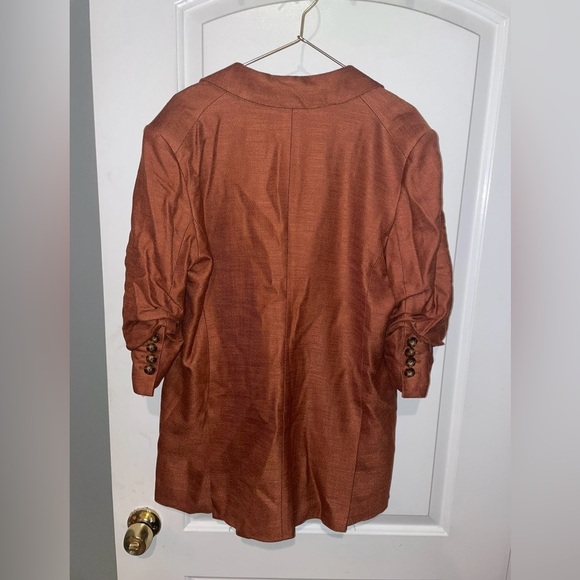 New! Veronica Beard Brown/Red Rupert Dickey Blazer Jacket ♥️ size 8 - Picture 9 of 13